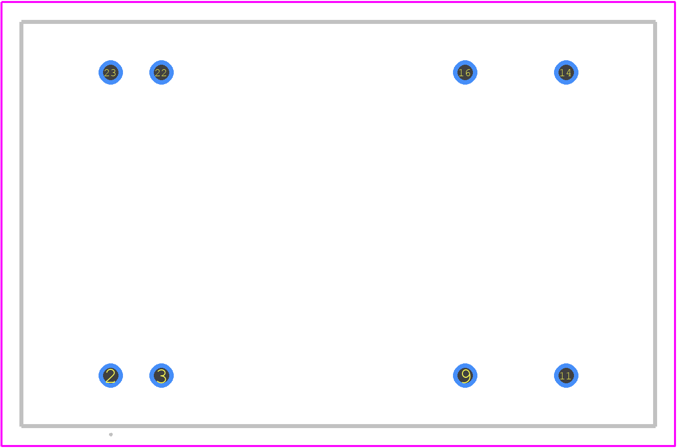 TEN 6-2422N - Traco Power PCB footprint - Other - Other - TEN 6-1221N-7