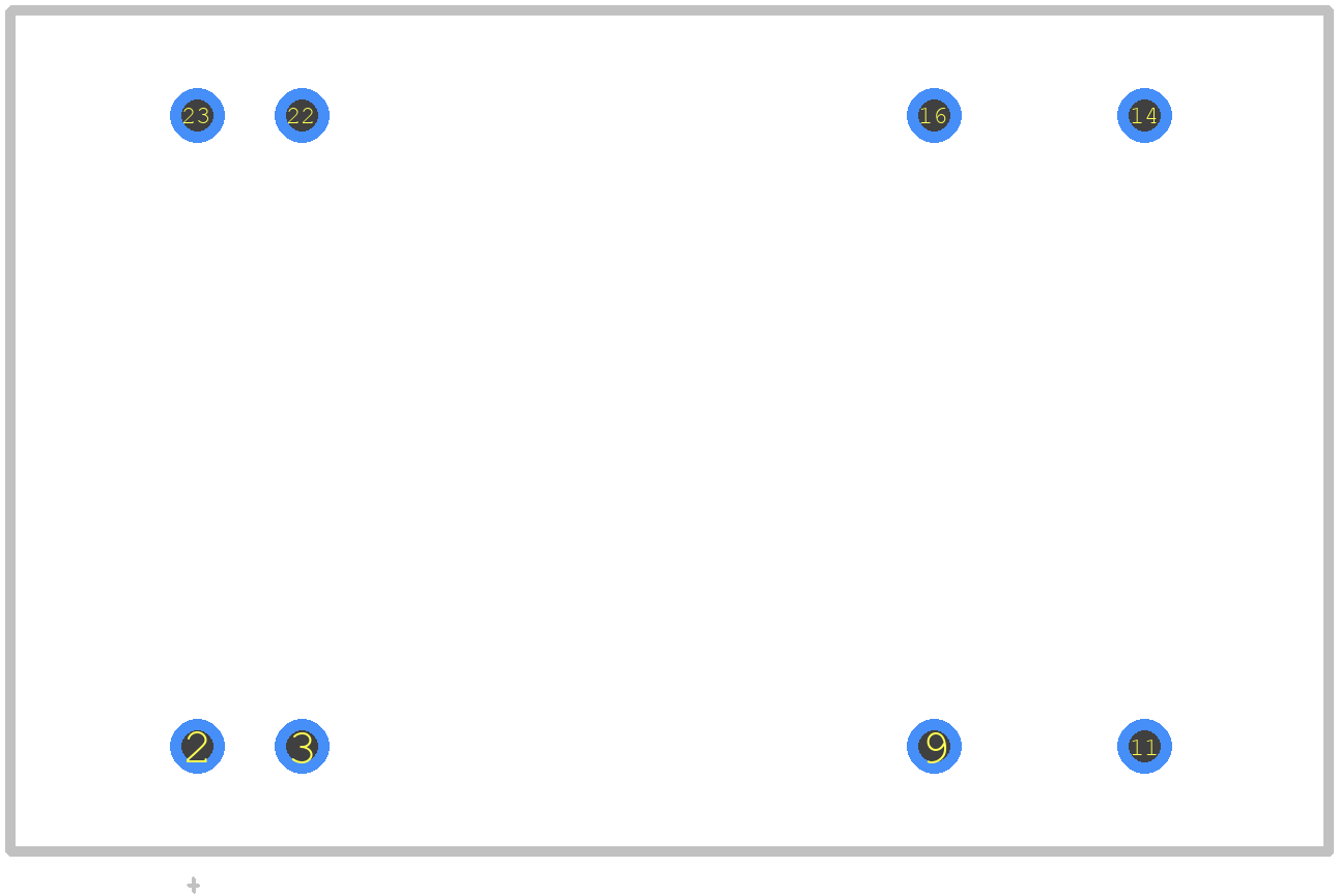 TEN 6-2423N - Traco Power PCB footprint - Other - Other - TEN-6WIN