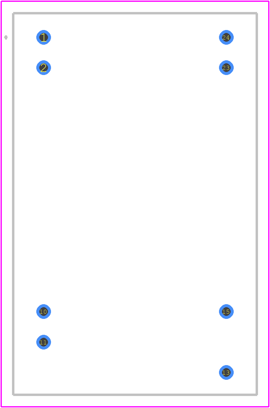 THI 3-0522 - Traco Power PCB footprint - Other - Other - THI 3-0522