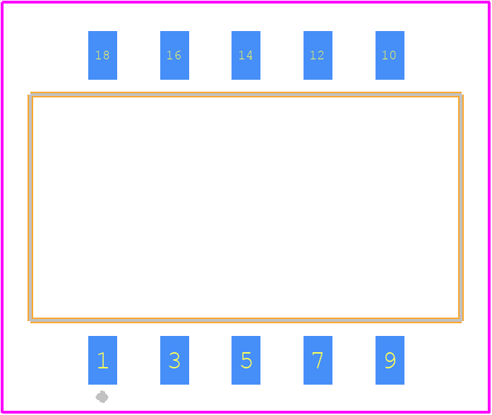 TSM 0512D - Traco Power PCB footprint - Other - Other - TSM 0515D-2