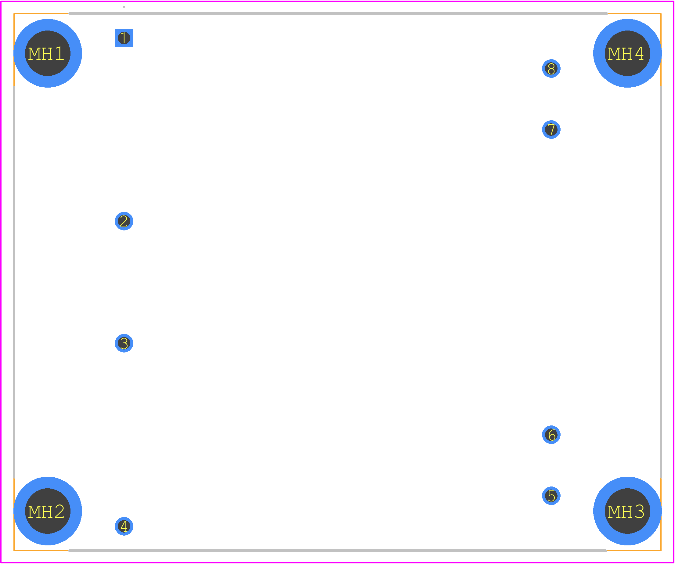 FL 4/12 - BLOCK PCB footprint - Other - Other - FL 4/12-3