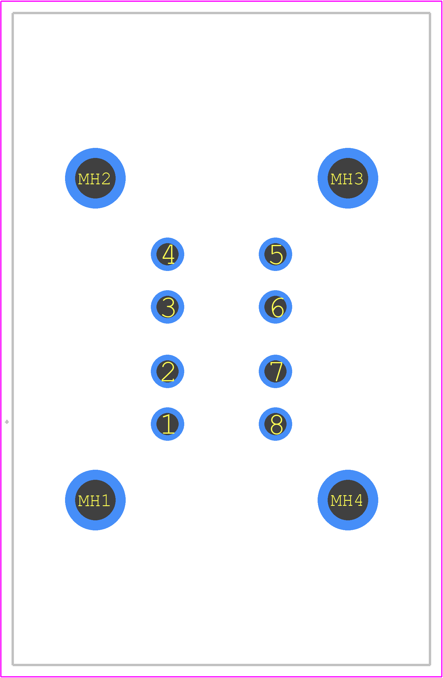 DT15-8P - TE Connectivity PCB footprint - Other - Other - DT15-8P
