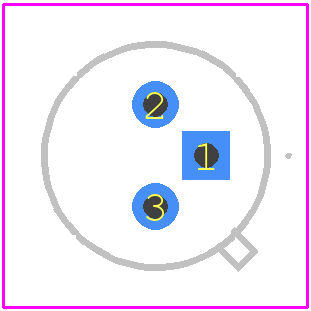 2N2647 - Multicomp Pro PCB footprint - Other - Other - TO-18, PN
