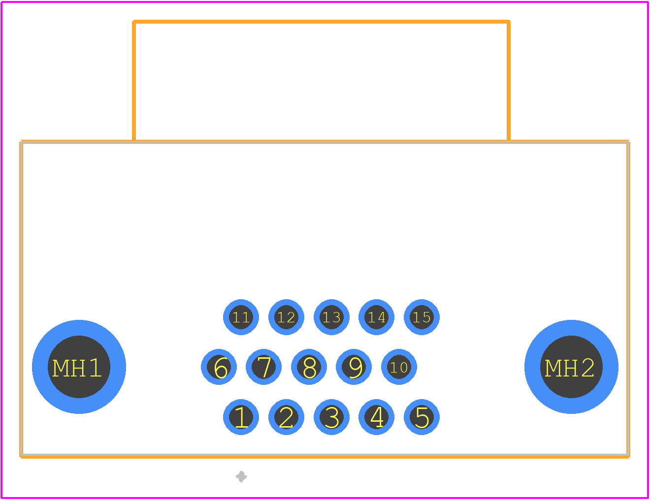 173113-0188 - Molex PCB footprint - Other - Other - 173113-0188-2