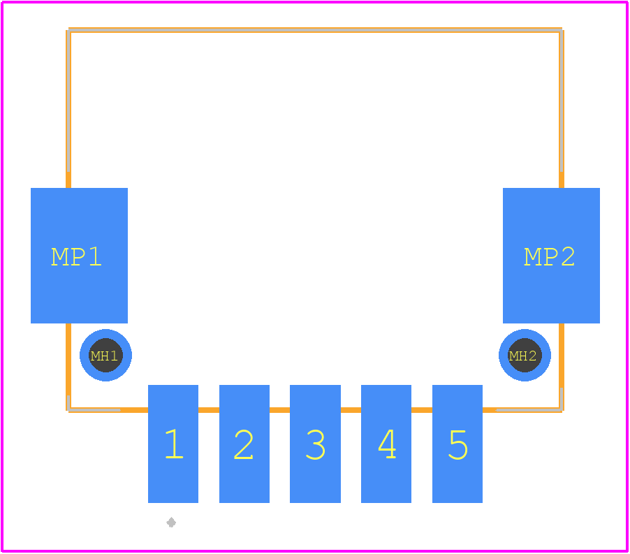 147278-4 - TE Connectivity PCB footprint - Other - Other - 147278-4-2
