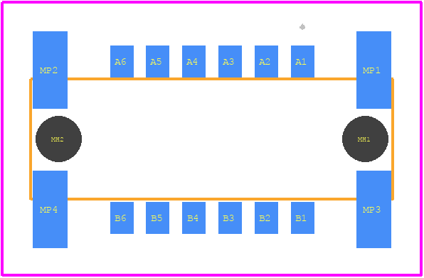 154717 - TE Connectivity PCB footprint - Other - Other - 154717-1