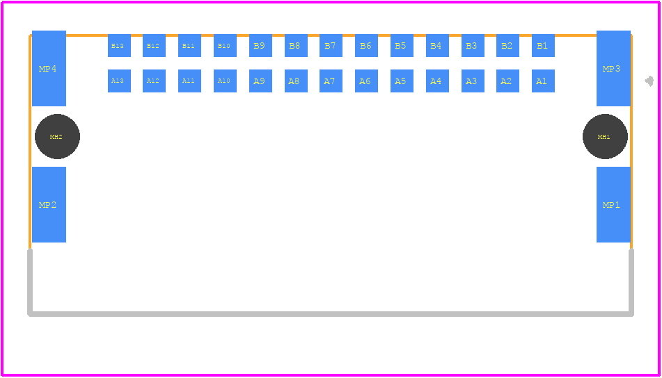 154764 - TE Connectivity PCB footprint - Other - Other - 154764