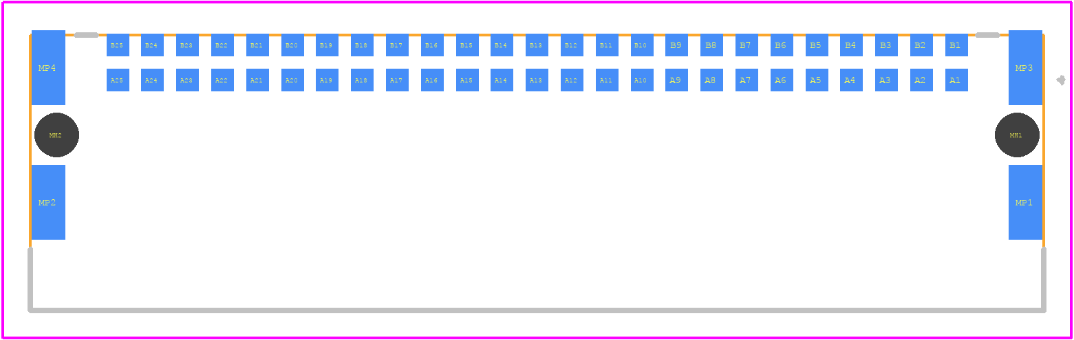 154765 - TE Connectivity PCB footprint - Other - Other - 154765