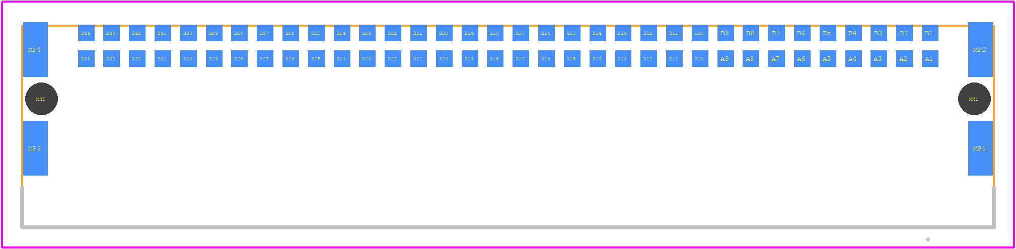 154766 - TE Connectivity PCB footprint - Other - Other - 154766-1