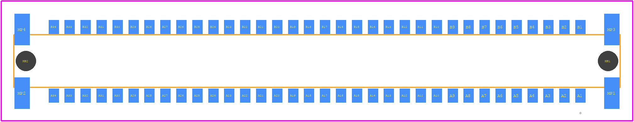 244839 - TE Connectivity PCB footprint - Other - Other - 244839-2