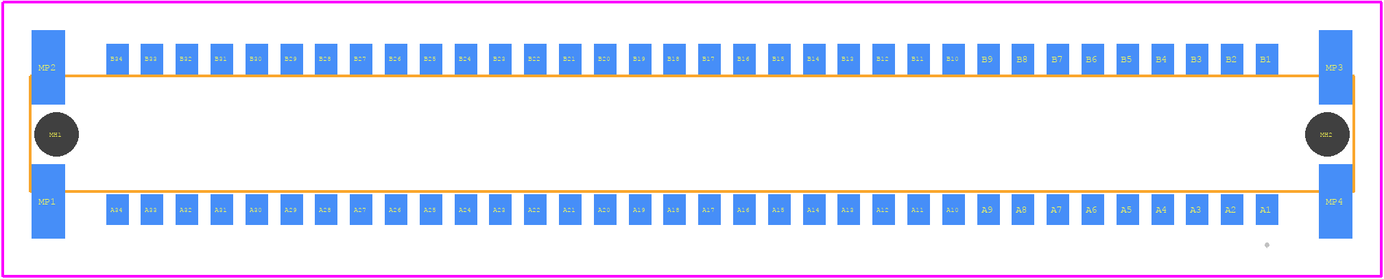 244857 - TE Connectivity PCB footprint - Other - Other - 244857-1-1