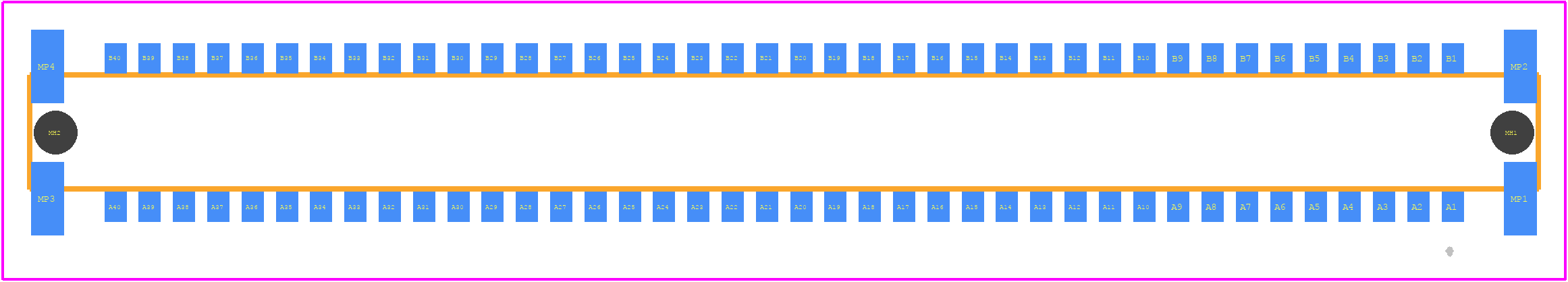 244858 - TE Connectivity PCB footprint - Other - Other - 244858-1