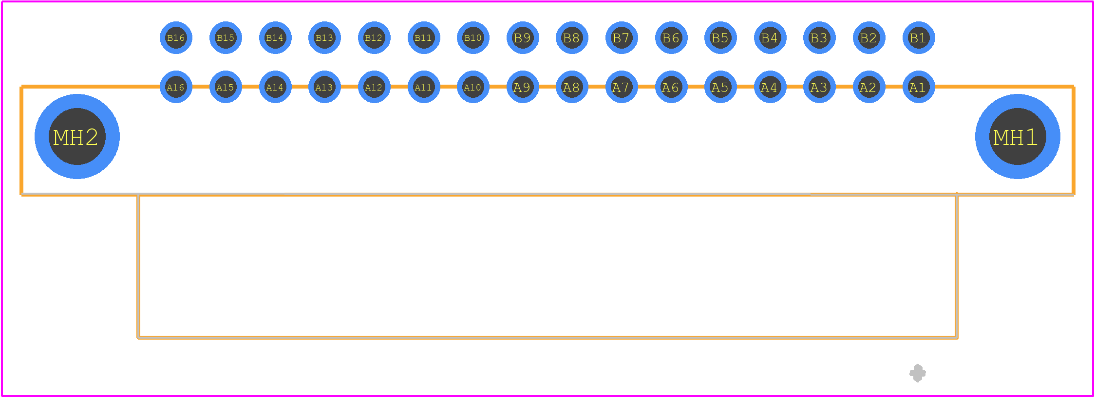 294722 - TE Connectivity PCB footprint - Other - Other - 294722-2