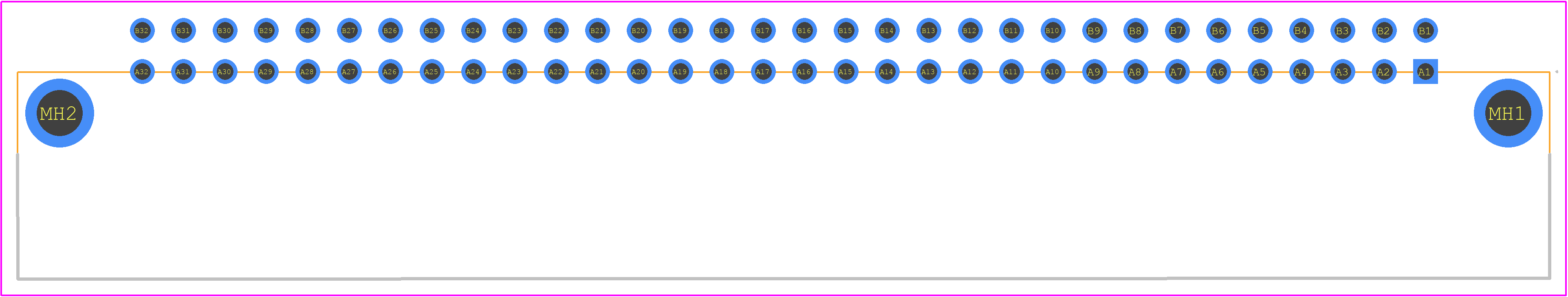 384241 - TE Connectivity PCB footprint - Other - Other - 384241-2