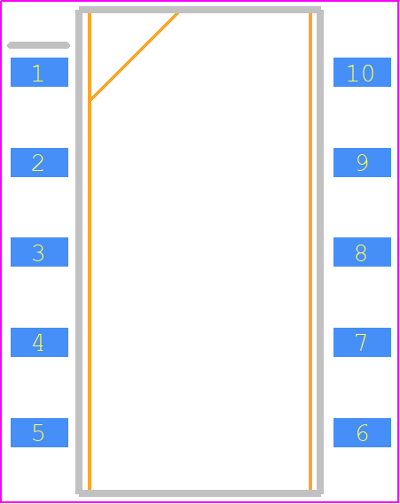 IKD0503101 - Apem PCB footprint - Small Outline Packages - Small Outline Packages - IKD0503101