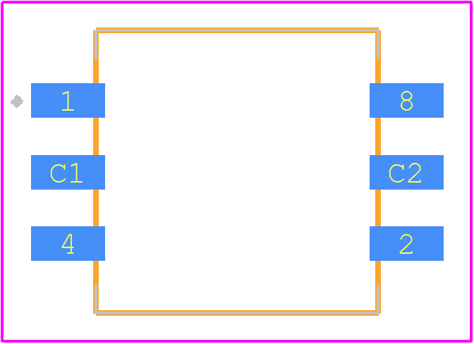 P65SMT701 - Apem PCB footprint - Other - Other - P65SMT701-1