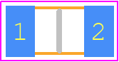 CL31B102KGFNNNE - SAMSUNG PCB footprint - Capacitor Chip Non-polarised - Capacitor Chip Non-polarised - 1206_(CL31B)