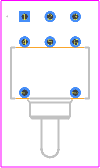 G12JHCF - NKK Switches PCB footprint - Other - Other - G12JHCF-1