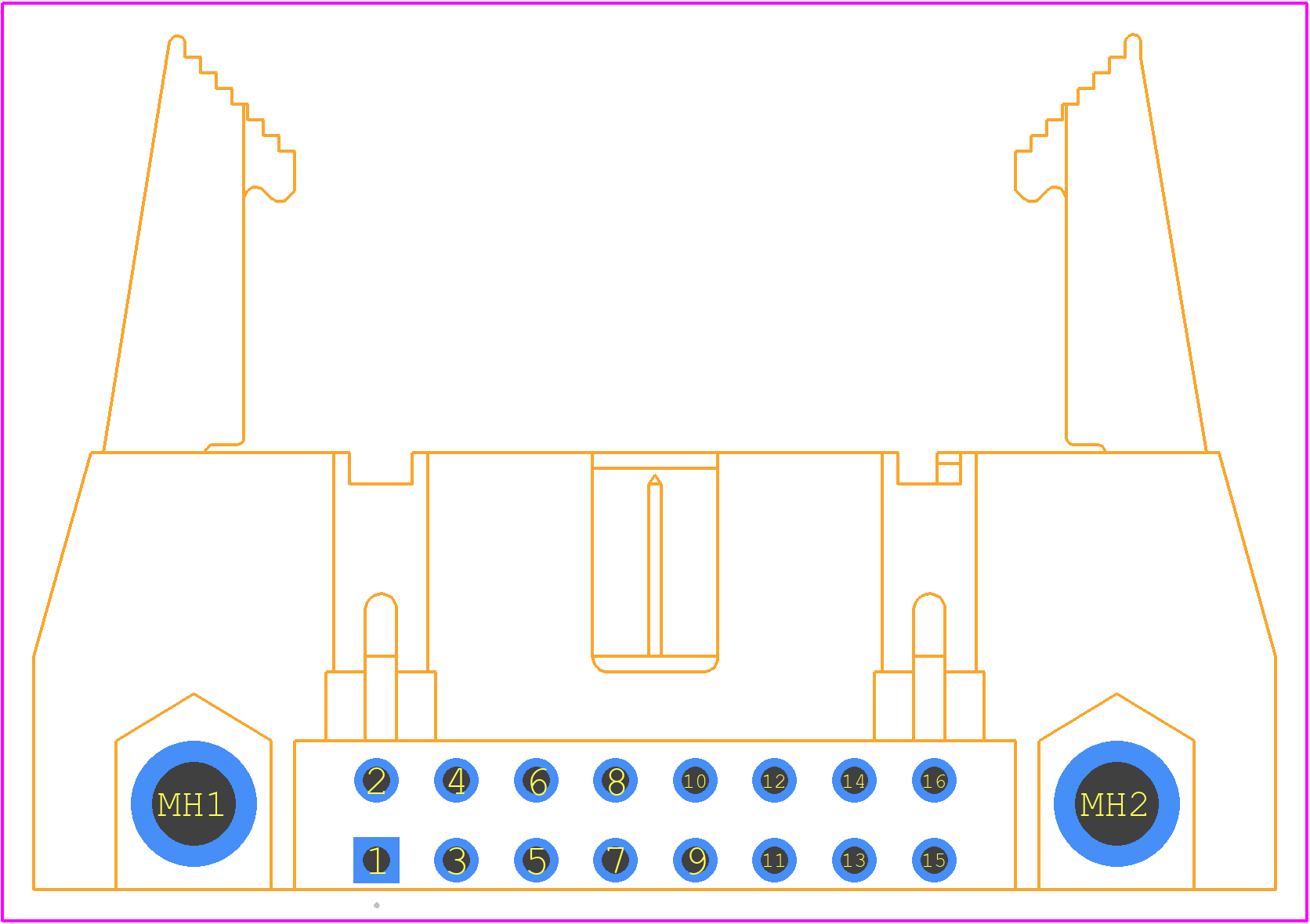 102322-3 - TE Connectivity PCB footprint - Other - Other - 102322-3-1