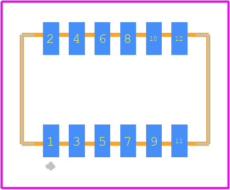 CHS-06A - Nidec Copal PCB footprint - Other - Other - CHS-06A-2