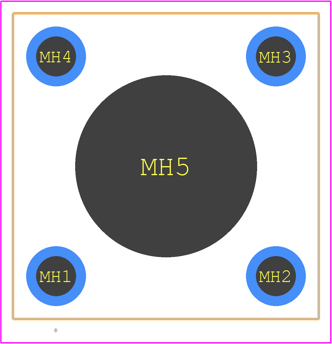 R161441000W - Radiall PCB footprint - Other - Other - R161441000W-1