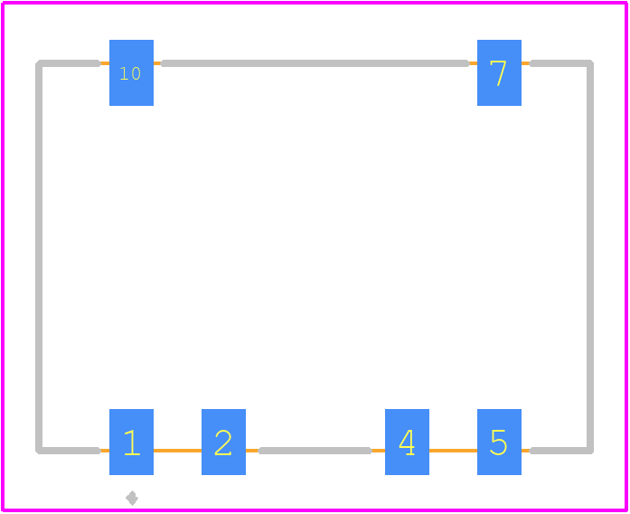 R0.25D-0515 - RECOM Power PCB footprint - Other - Other - R0.25D-0515
