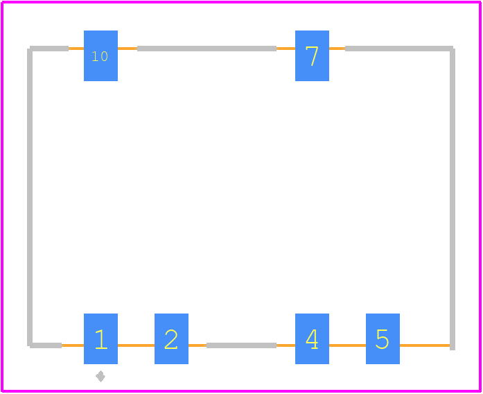 R0.25D-1212 - RECOM Power PCB footprint - Other - Other - R0.25D-1212-2