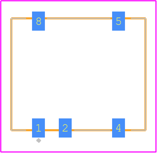 R2S-0524 - RECOM Power PCB footprint - Other - Other - R2S-0505