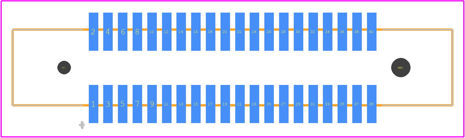 8930E-040-178-MS - KEL CORPORATION PCB footprint - Other - Other - 8930E-040-178-MS-1