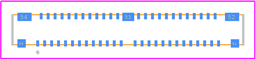 DF56-50S-0.3V(51) - Hirose PCB footprint - Other - Other - DF56-50S-0.3V(51)-1