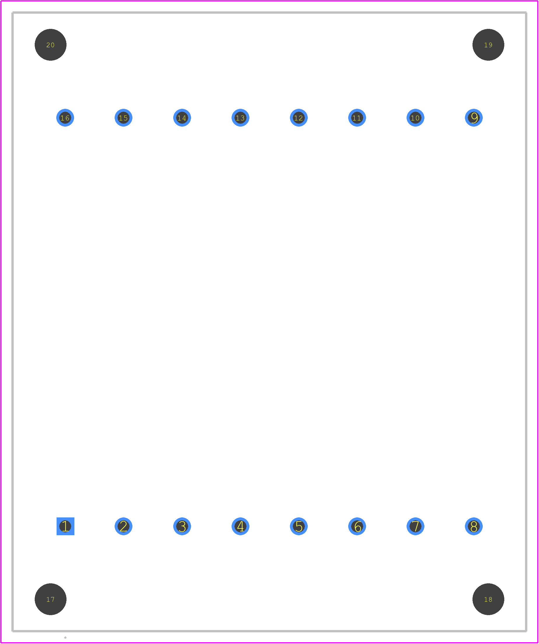 45026 - MYRRA PCB footprint - Other - Other - 44mm x 53mm x 22mm