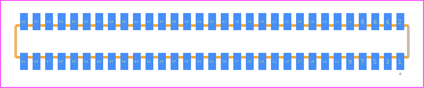 CLM-131-02-L-D - SAMTEC PCB footprint - Other - Other - CLM-131-02-YY-D