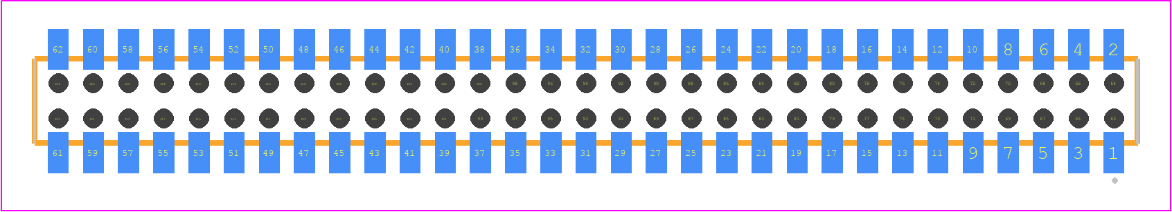 CLP-131-02-G-D-BE - SAMTEC PCB footprint - Other - Other - CLP-131-02-XXX-D-BE