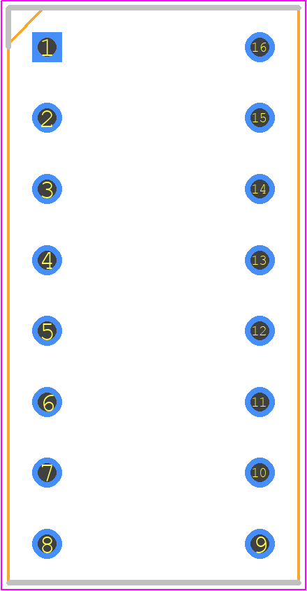 W9503-2RC - Winslow PCB footprint - Dual-In-Line Sockets - Dual-In-Line Sockets - DIP-16_2023