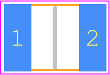 1812J2000224KXT - Knowles PCB footprint - Capacitor Chip Non-polarised - Capacitor Chip Non-polarised - Syfer MLCC 1812