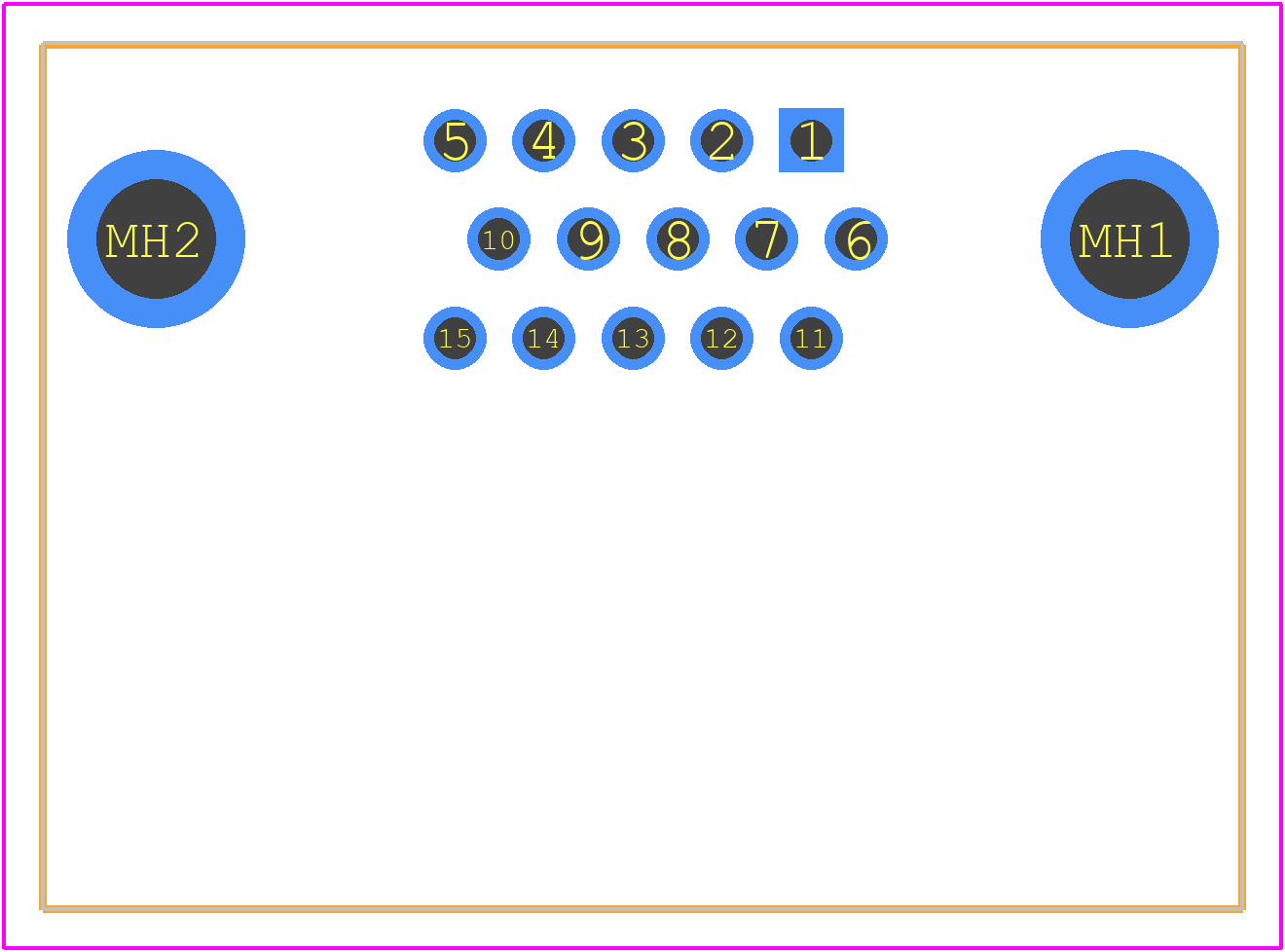 K66X-E15S-N15-VESA - Kycon PCB footprint - Other - Other - K66X-E15S-N15-VESA-2