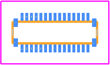 DF40GB-30DP-0.4V(51) - Hirose PCB footprint - Other - Other - DF40GB-30DP-0.4V(51)-1