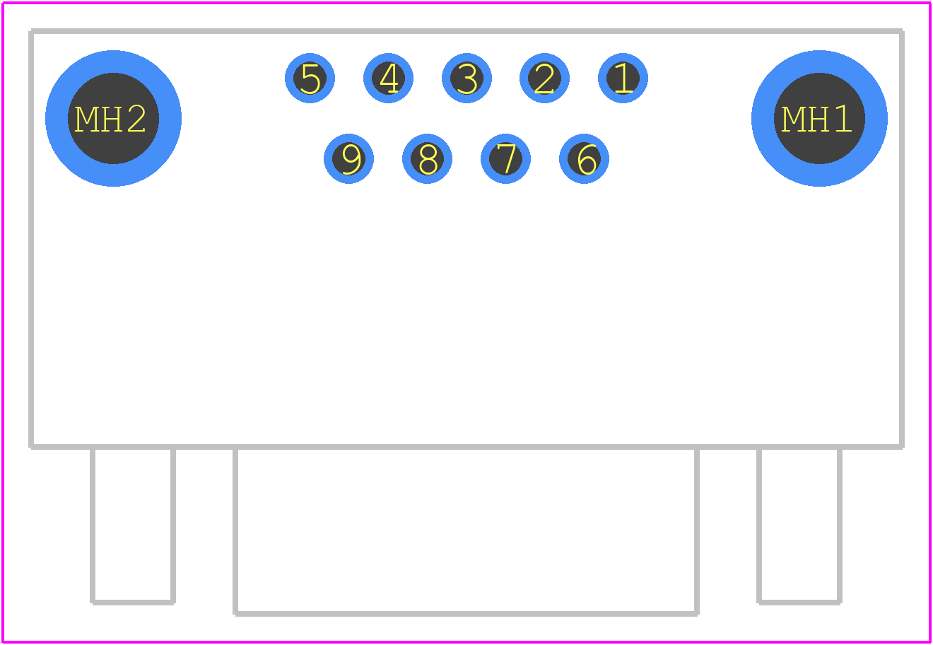 5443957 - RS Pro PCB footprint - Other - Other - 5443957-2