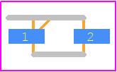BZX384C18-HG3-08 - Vishay PCB footprint - Small Outline Diode - Small Outline Diode - SOD-32311