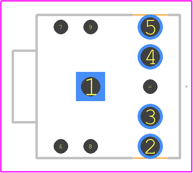 9131021 - RS Pro PCB footprint - Other - Other - 9131021-2