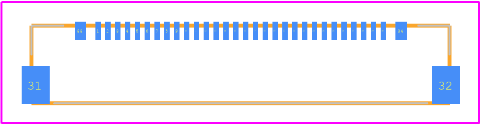 20455-030E-02 - I-Pex PCB footprint - Other - Other - 20455-030E-02