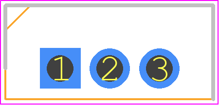 MDP1921TH - MagnaChip PCB footprint - Transistor Outline, Vertical - Transistor Outline, Vertical - 3 Lead TO-220