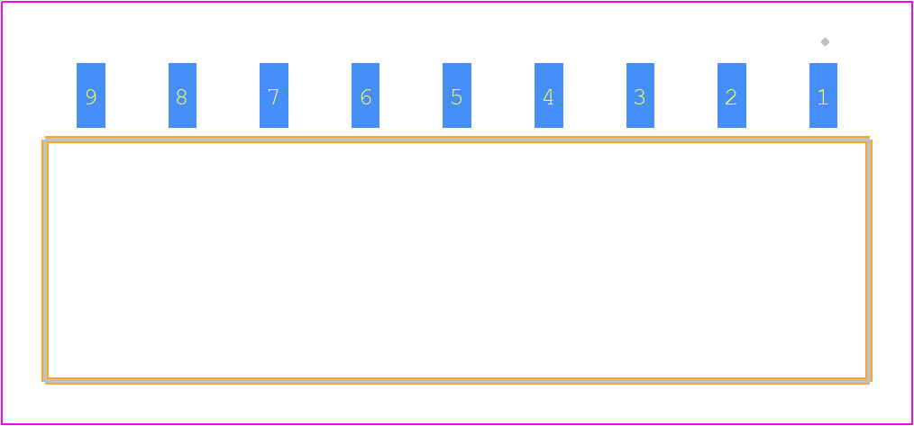 SIB-109-02-F-S - SAMTEC PCB footprint - Other - Other - SIB-109-02-F-S