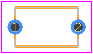 1C20C0G220J050B - Vishay PCB footprint - Other - Other - 1C20C0G220J050B-2