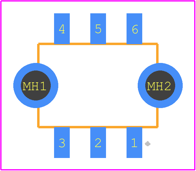 3-794633-6 - TE Connectivity PCB footprint - Other - Other - 3-794633-6-1