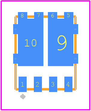 STL8DN6LF6AG - STMicroelectronics PCB footprint - Other - Other - PowerFLAT 5x6 Double Island_2020