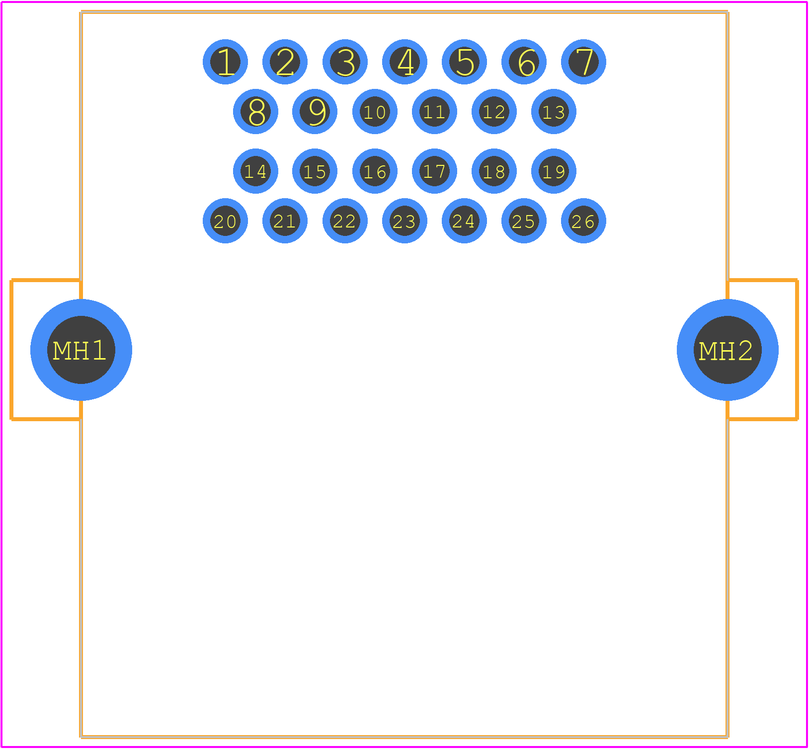 9-6437287-8 - TE Connectivity PCB footprint - Other - Other - 9-6437287-8-3