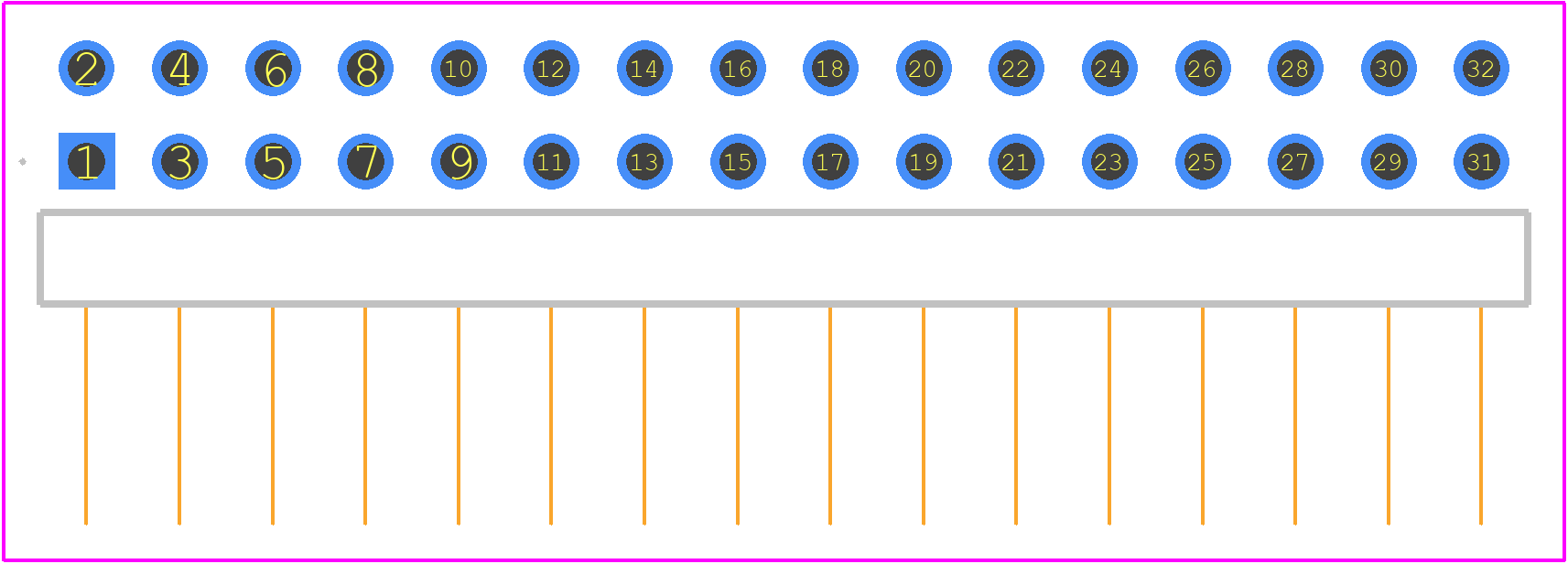 PH2RA-32-UA - Adam Tech PCB footprint - Other - Other - PH2RA-32-UA-1