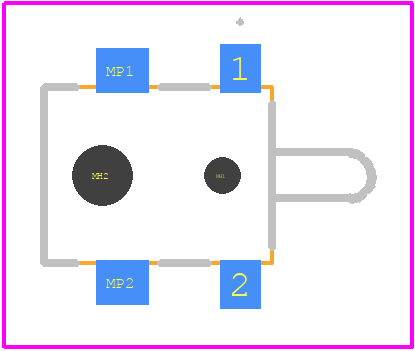 SDS002R - LITTELFUSE PCB footprint - Other - Other - SDS002R-2