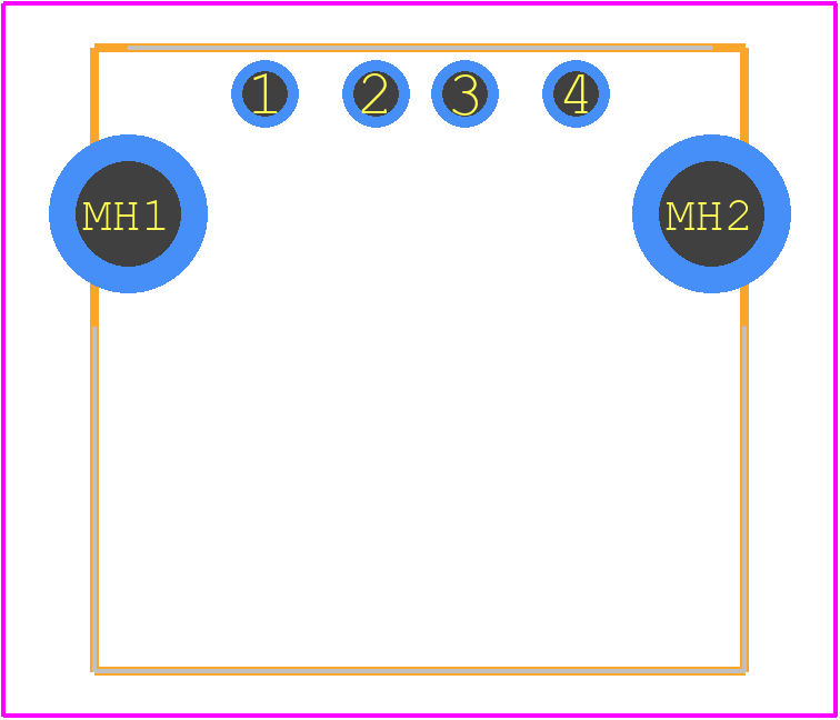 6364372-2 - TE Connectivity PCB footprint - Other - Other - 6364372-2-2